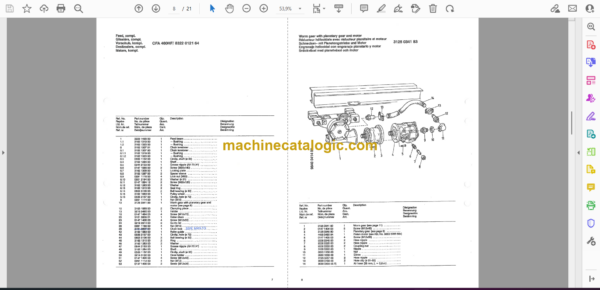 Atlas Copco ROC 460PC-HF Crawler Drill Rig Parts Catalog - Image 2