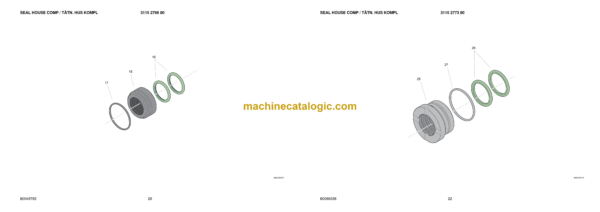 Atlas Copco COP 1240EX Hydraulic Rock Drill Parts Catalog - Image 3