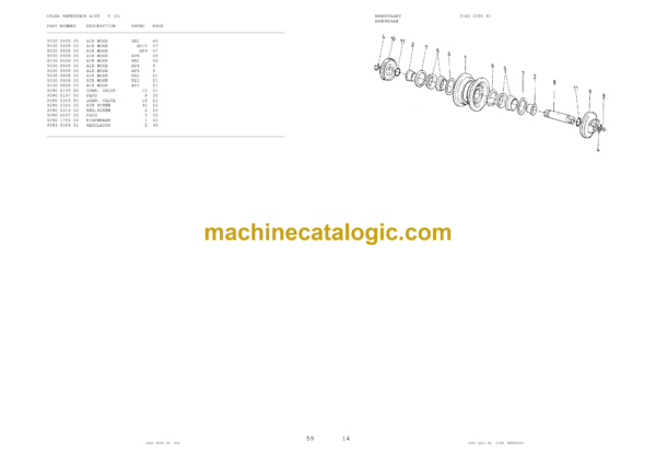 Atlas Copco ROC 460PC-HF Drilling Rig Parts Catalog - Image 3