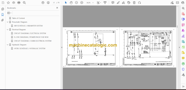 Atlas Copco FlexiROC T35-11 Tier 4 Final Diagrams and Drawings Manual - Image 2