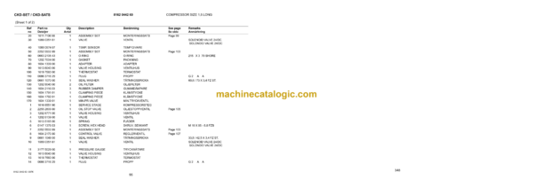 Atlas Copco Roc F9 CR Drilling Rig Parts Catalog - Image 4