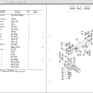 Tokyo Ryuki CDH700C Hydraulic Crawler Drill Parts Manual (EN-Japanese)