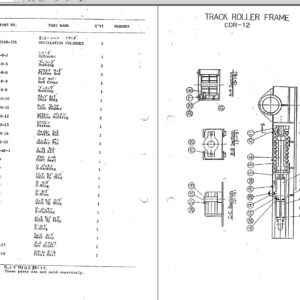 Tokyo Ryuki CDH720C Hydraulic Crawler Drill Parts Manual (EN-JP)