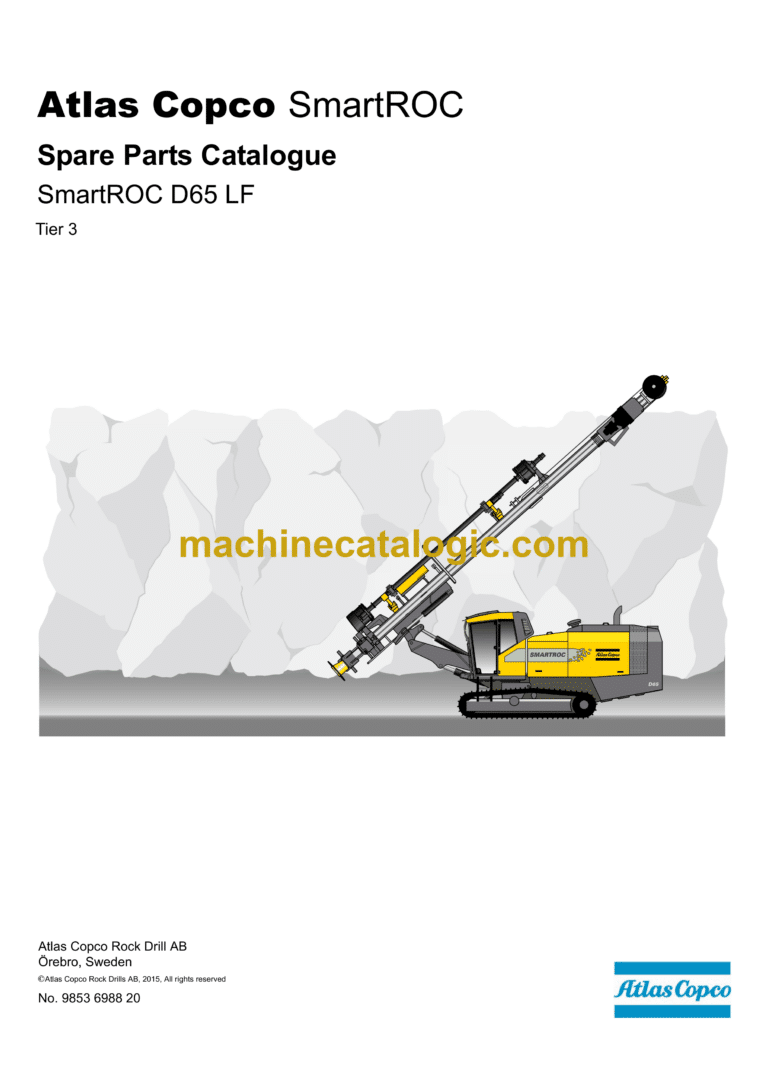 Atlas Copco SmartROC D65 LF Tier 3 Parts Catalog
