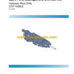 Atlas Copco COP 1838LE Hydraulic Rock Drill Parts Catalog