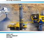 Atlas Copco DM30 HP Rotary Blast Hole Rigs Parts Catalog