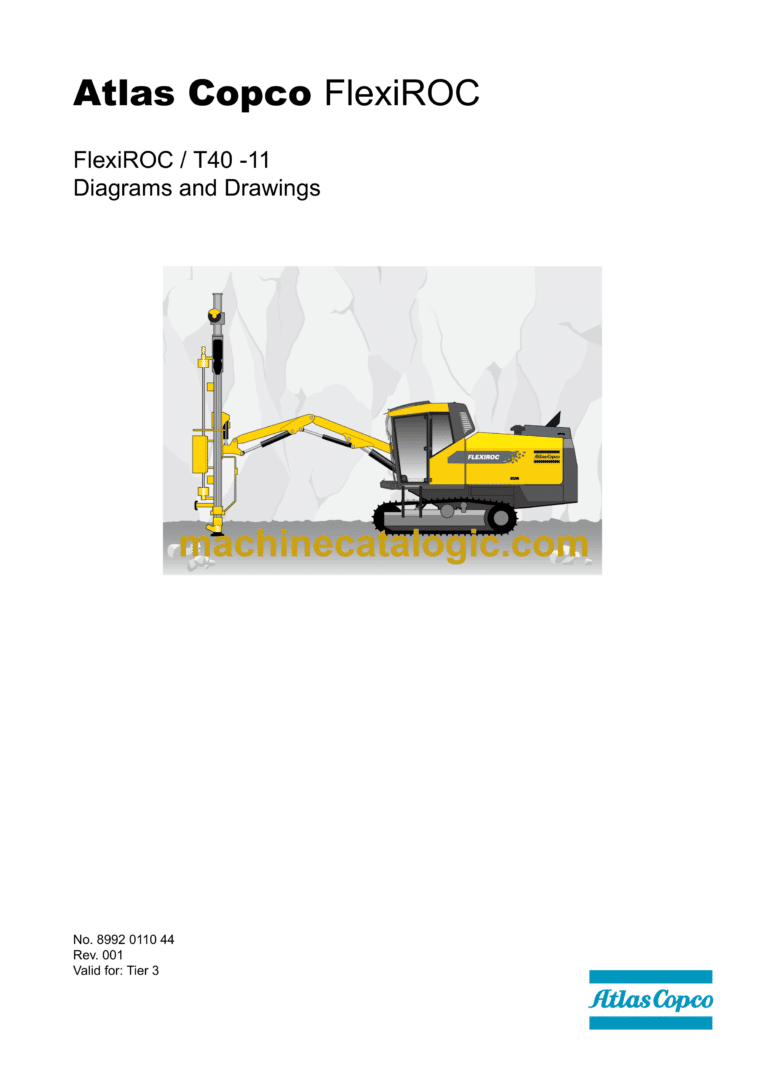 Atlas Copco FlexiROC T40-11 Diagrams and Drawings Manual