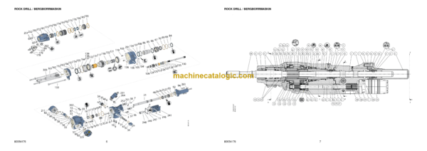 Atlas Copco COP 1838HE Rock Drill Parts Catalog - Image 3