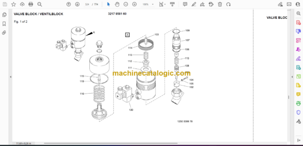 Atlas Copco ROC F6 Drilling Rig Parts Catalog - Image 2