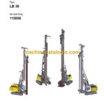 Liebherr LB36 Drilling Rig Katalog Rezervnih Dijelova (HR_DE-115856)