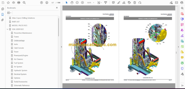 Atlas Copco PV235 RCS Pit Viper Parts Catalog - Image 2