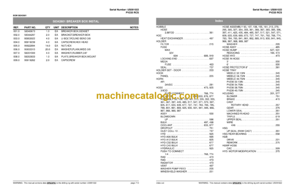 Atlas Copco PV235 RCS Pit Viper Parts Catalog - Image 3