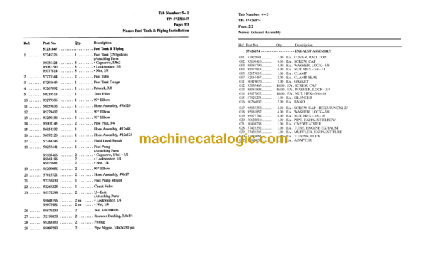 Atlas Copco TH75E Water Well Drills Parts Catalog - Image 3