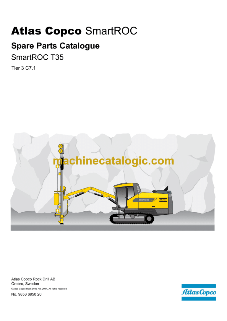Atlas Copco SmartRoc T35 Tier 3 C7.1 Parts Catalog