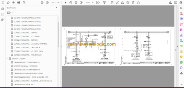Atlas Copco Robbins 53RHC Diagrams and Drawings Manual - Image 2