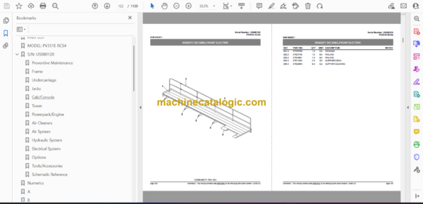 Atlas Copco PV351E RCS4 Pit Viper Parts Catalog - Image 2