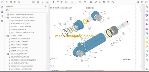 Atlas Copco SmartRoc T35 Tier 3 C7.1 Parts Catalog - Image 2