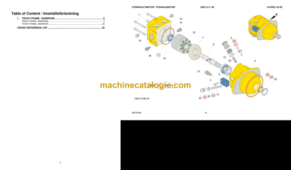 Atlas Copco Trackframe Change Parts Catalog - Image 2