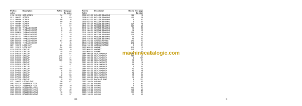 Epiroc COP 1240 Version A Hydraulic Rock Drills Parts Catalog - Image 4