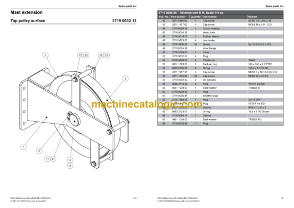Atlas Copco Diamec U8 PHC Parts Catalog - Image 4