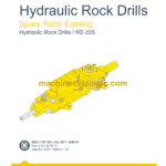 Epiroc Hydraulic Rock Drills RD 22S Parts Catalog