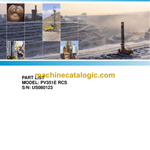 Atlas Copco PV351E RCS Pit Viper Parts Catalog