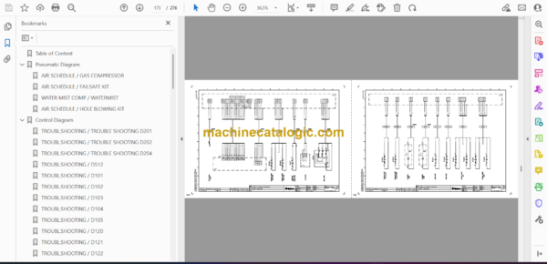 Atlas Copco Cabletec E Diagrams and Drawings Manual - Image 2
