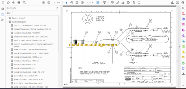 Atlas Copco Minetruck MT2010 Diagrams and Drawings Manual - Image 3