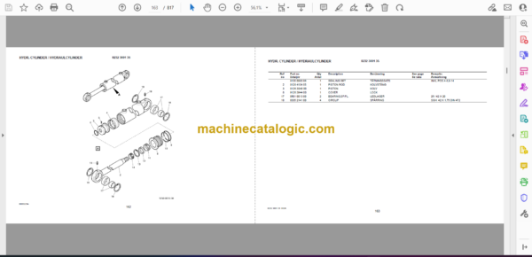 Atlas Copco Roc F9-11 TH Drilling Rig Parts Catalog - Image 2
