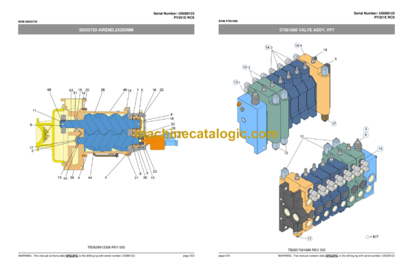 Atlas Copco PV351E RCS Pit Viper Parts Catalog - Image 4