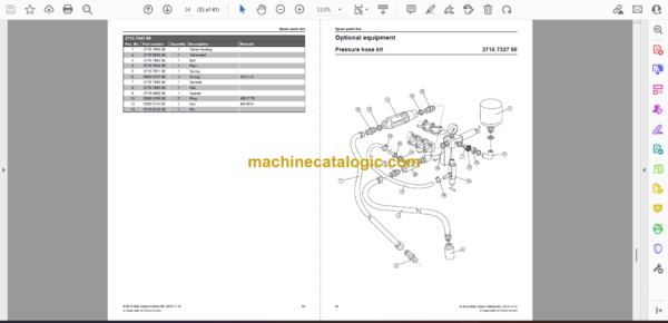 Atlas Copco Trido 80 Flush Pump Parts Catalog - Image 2