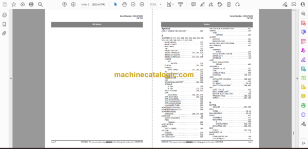 Atlas Copco CM785 Crawler Drills Parts Catalog - Image 2