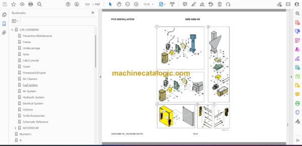 Atlas Copco PV351 RCS4 Pit Viper Parts Catalog - Image 2