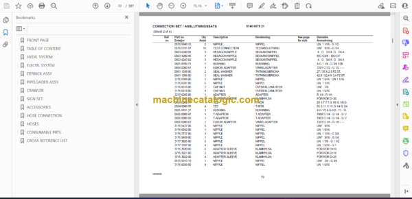 Atlas Copco Robbins 91RH C Parts Catalog - Image 2