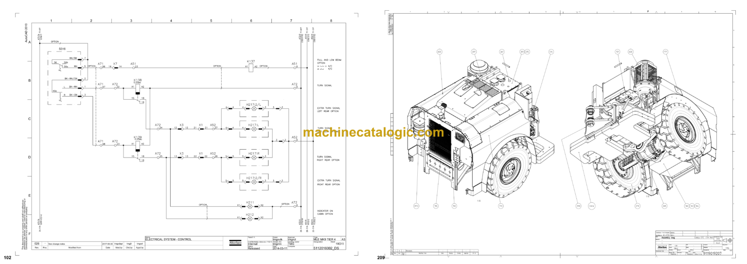 Atlas Copco Simba E7C ITH Diagrams and Drawings Manual – Machine Catalogic
