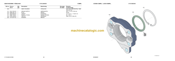 Atlas Copco COP 1838ME Version E Hydraulic Rock Drill Parts Catalog - Image 4