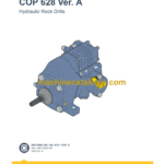 Epiroc COP 628 Version A Hydraulic Rock Drills Parts Catalog