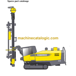 Atlas Copco PowerROC D40 MK-2 Parts Catalog