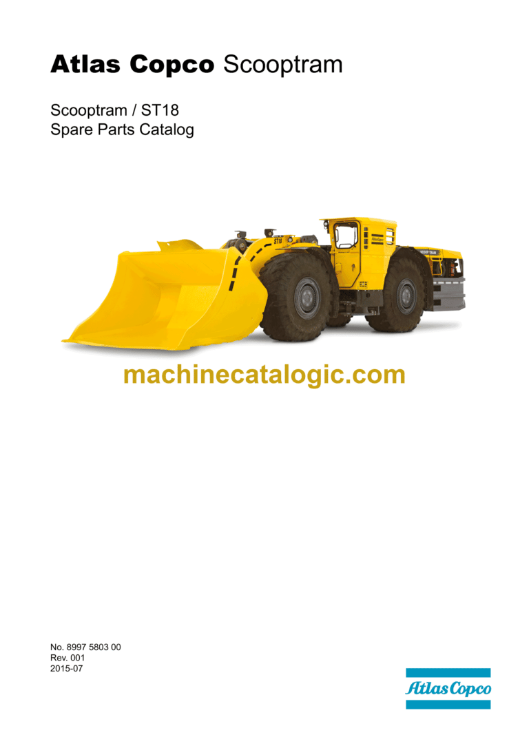 Atlas Copco Scooptram ST18 Parts Catalog