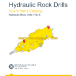 Epiroc Hydraulic Rock Drills RD 8 Parts Catalog