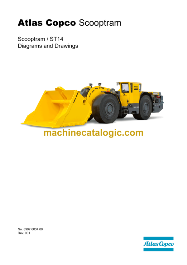 Atlas Copco Scooptram ST14 Diagrams and Drawings Manual