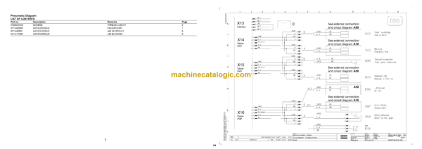 Atlas Copco Simba M6C Diagrams and Drawings Manual - Image 3