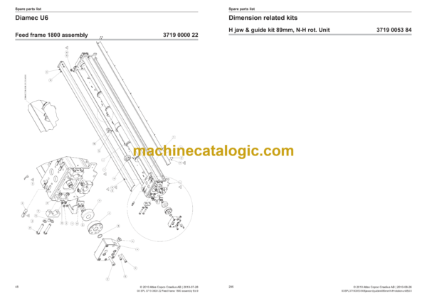 Atlas Copco Diamec U6 PHC Parts Catalog - Image 3