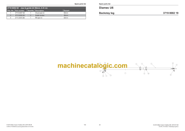 Atlas Copco Diamec U6 PHC Parts Catalog - Image 4