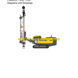 Atlas Copco FlexiROC D50-10SF Diagrams and Drawings Manual