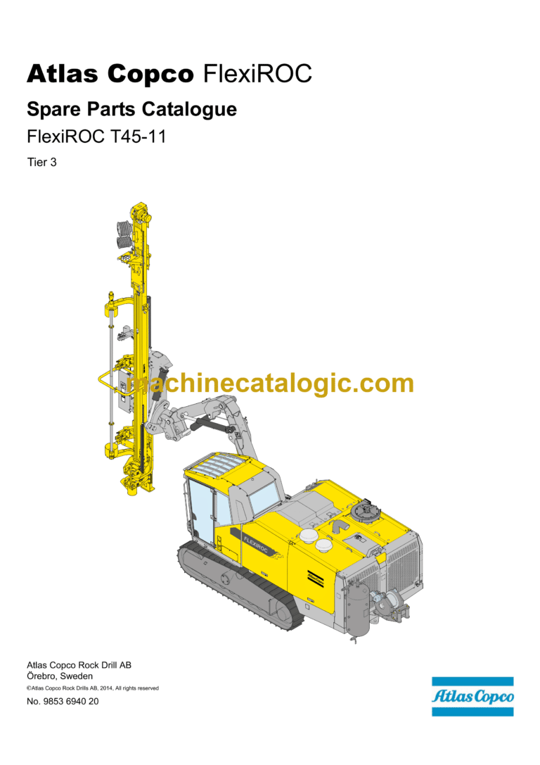 Atlas Copco FlexiROC T45-11 Tier 3 Parts Catalog