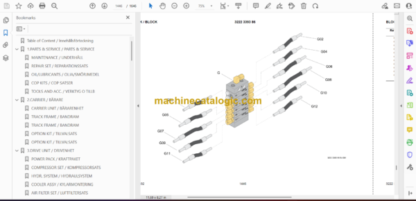 Atlas Copco FlexiROC T40 Tier 3 C7.1 Parts Catalog - Image 2
