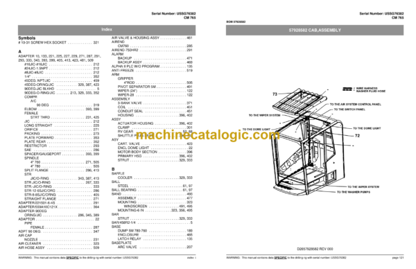 Atlas Copco CM765 Crawler Drills Parts Catalog - Image 3