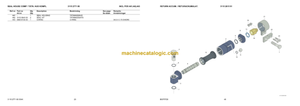 Atlas Copco COP 2238 Version E Hydraulic Rock Drill Parts Catalog - Image 3