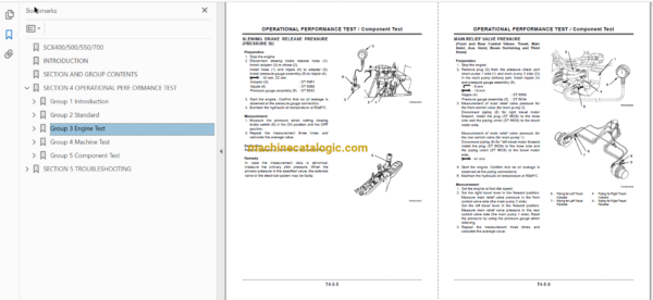 Hitachi Sumitomo SCX400, SCX500, SCX700 Technical Manual - Image 4